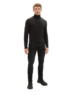 TTJOSH REGULAR SLIM Jeans used dark stone black denim