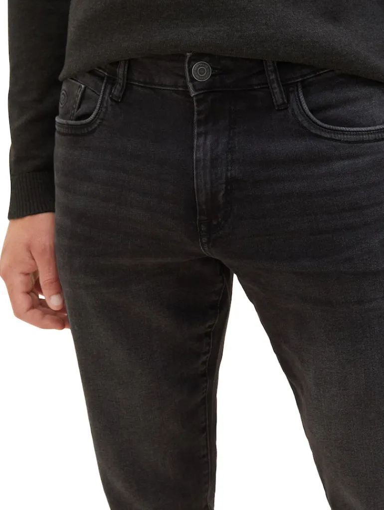 TTJOSH REGULAR SLIM Jeans used dark stone black denim