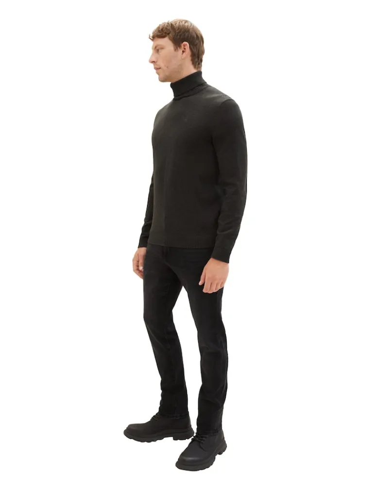 TTJOSH REGULAR SLIM Jeans used dark stone black denim
