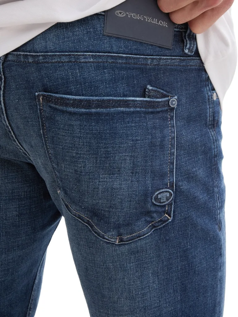TTJOSH REGULAR SLIM Jeans used dark stone blue denim