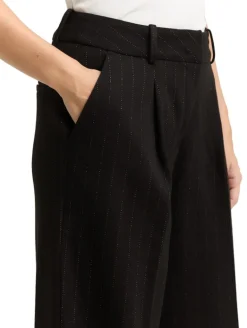 TTLEA WIDE Hose mit Glitzer-Effekt pinstripe with lurex