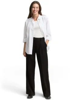 TTLEA WIDE Hose mit Glitzer-Effekt pinstripe with lurex