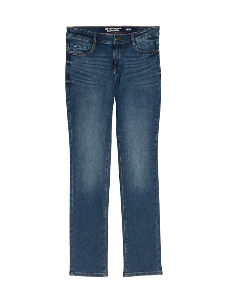 TTLIVA STRAIGHT Jeans clean mid stone blue denim