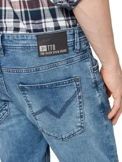 TTPIERS SLIM Jeans light stone wash denim
