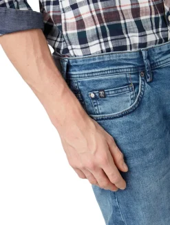 TTPIERS SLIM Jeans light stone wash denim