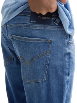 TTPIERS SLIM Jeans used mid stone blue denim