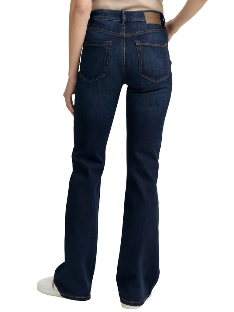 TTSTELLA BOOTCUT Jeans mit Stretch dark blue denim