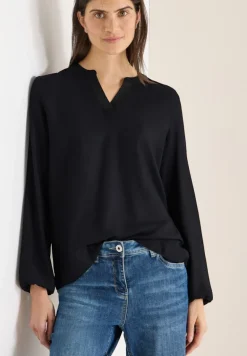 Tunika in Unifarbe black
