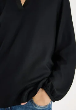 Tunika in Unifarbe black