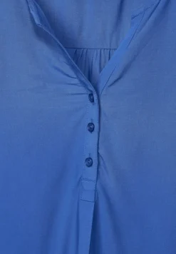 Tunikashirt in Unifarbe blue sea
