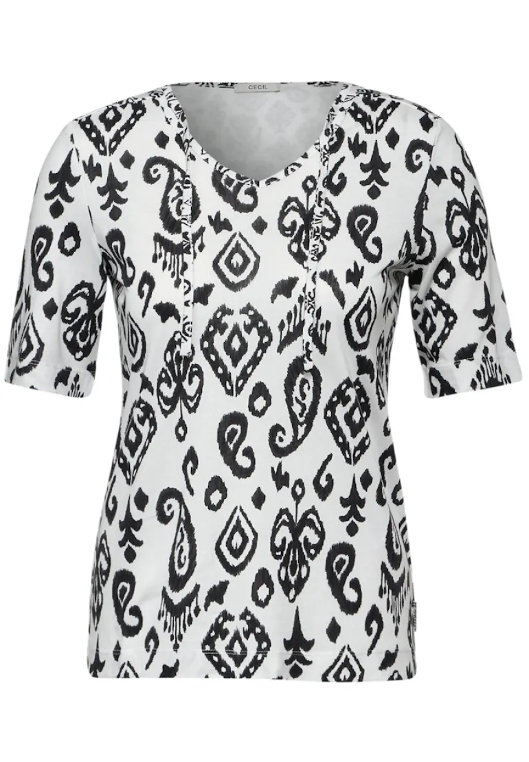 Tunika T-Shirt vanilla white