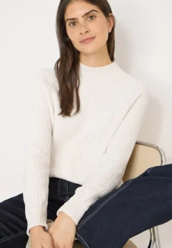 Turtleneck Chenille Pullover light greige