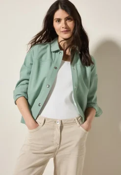 Twill Jacke matcha green