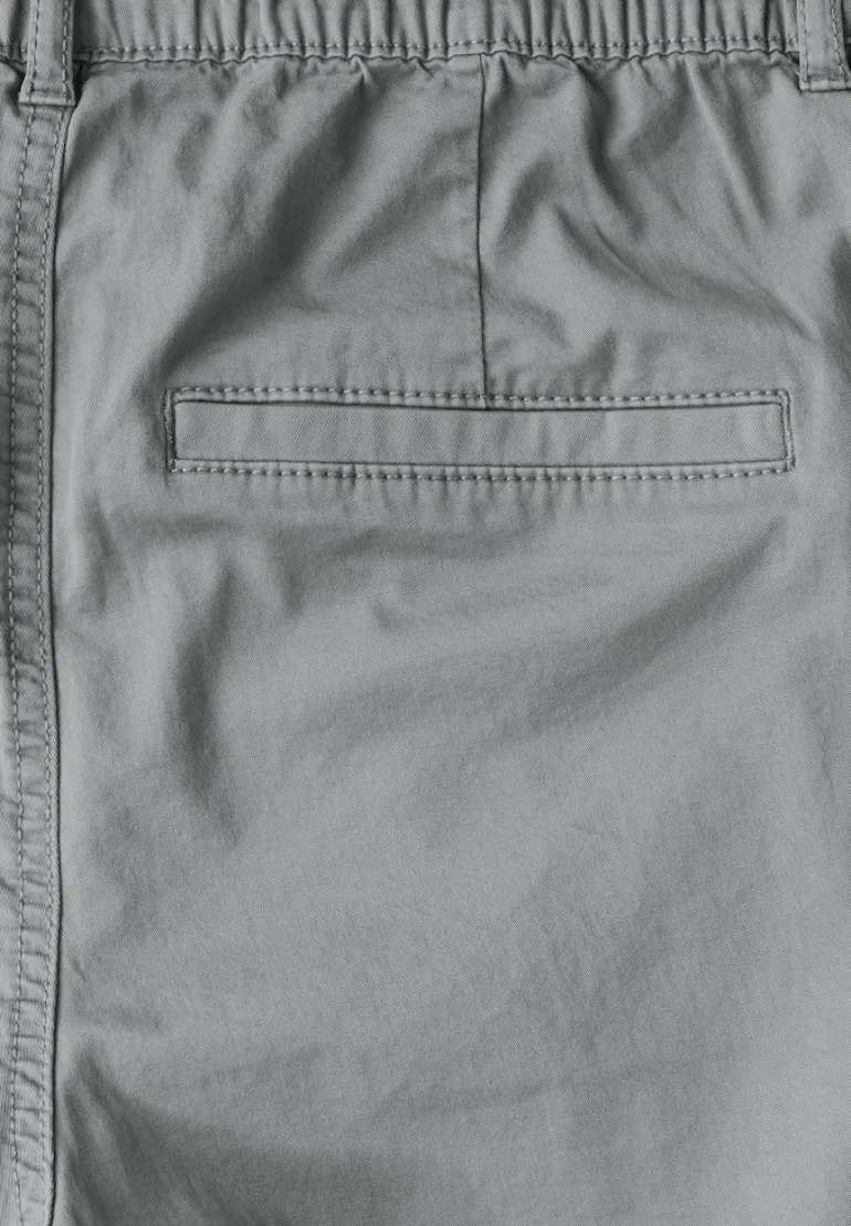 Twill Shorts im Washed-Look obelisk grey