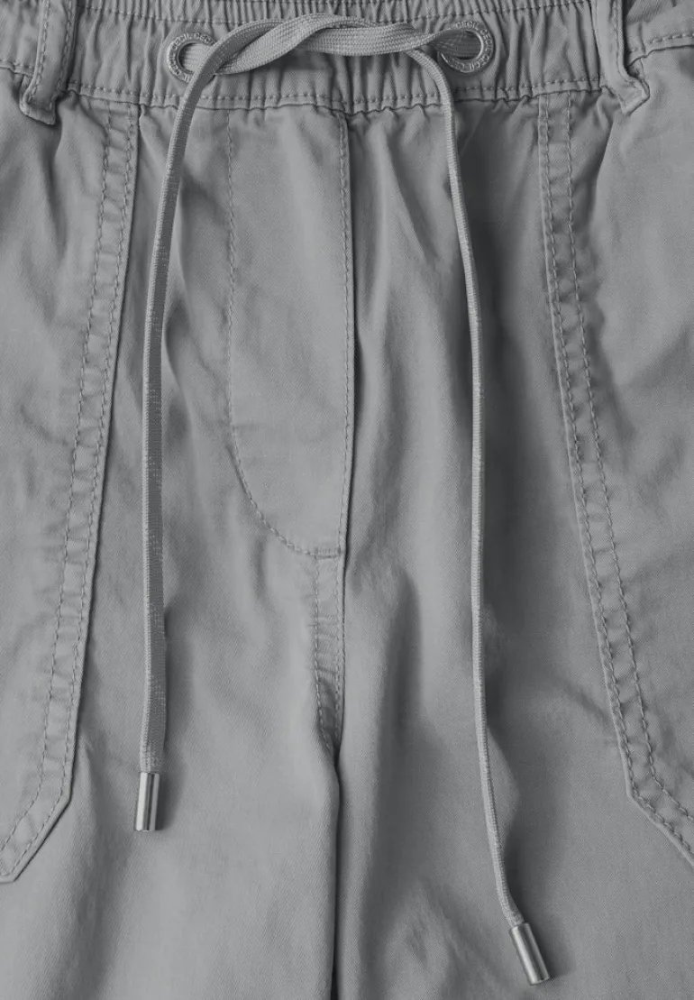 Twill Shorts im Washed-Look obelisk grey