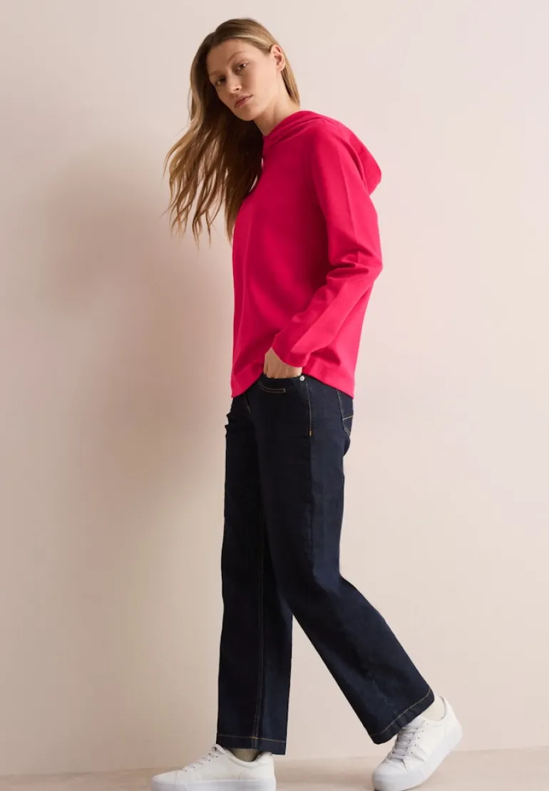 Twill Sweat Hoodie granita red