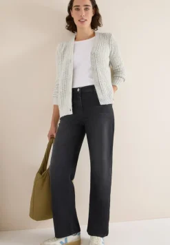 Two Tone Cardigan metal grey melange