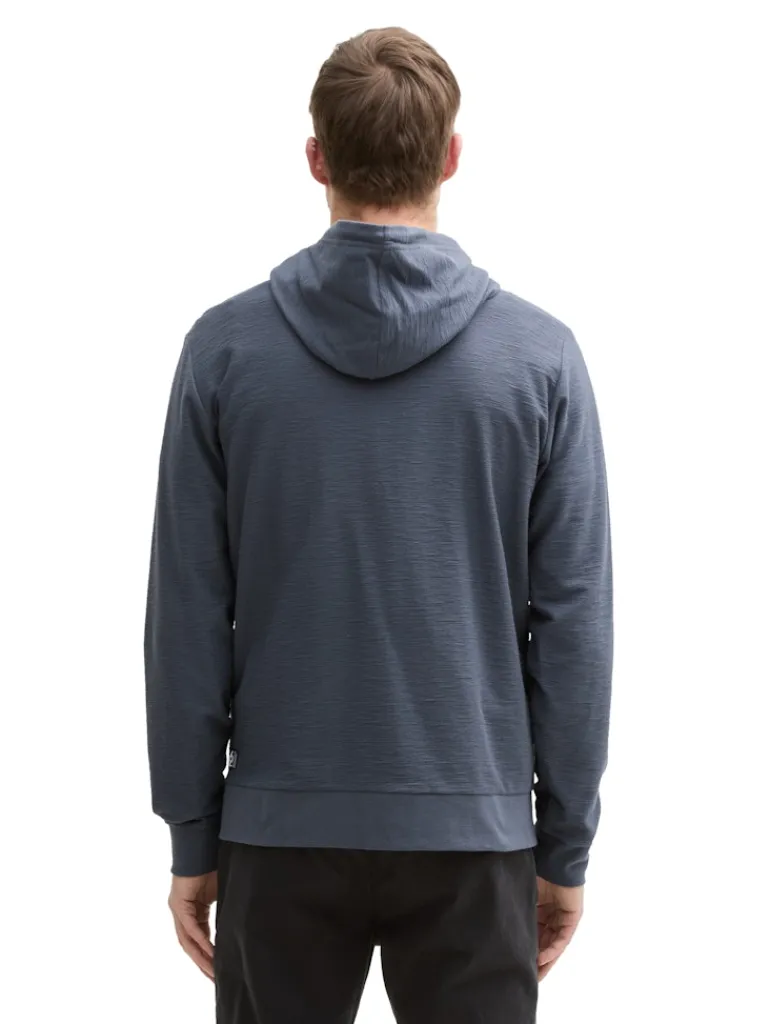 Ultralight Sweatjacke mit Kapuze blueish grey