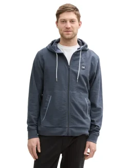 Ultralight Sweatjacke mit Kapuze blueish grey