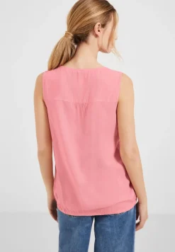 Unifarbenes Blusentop soft pink