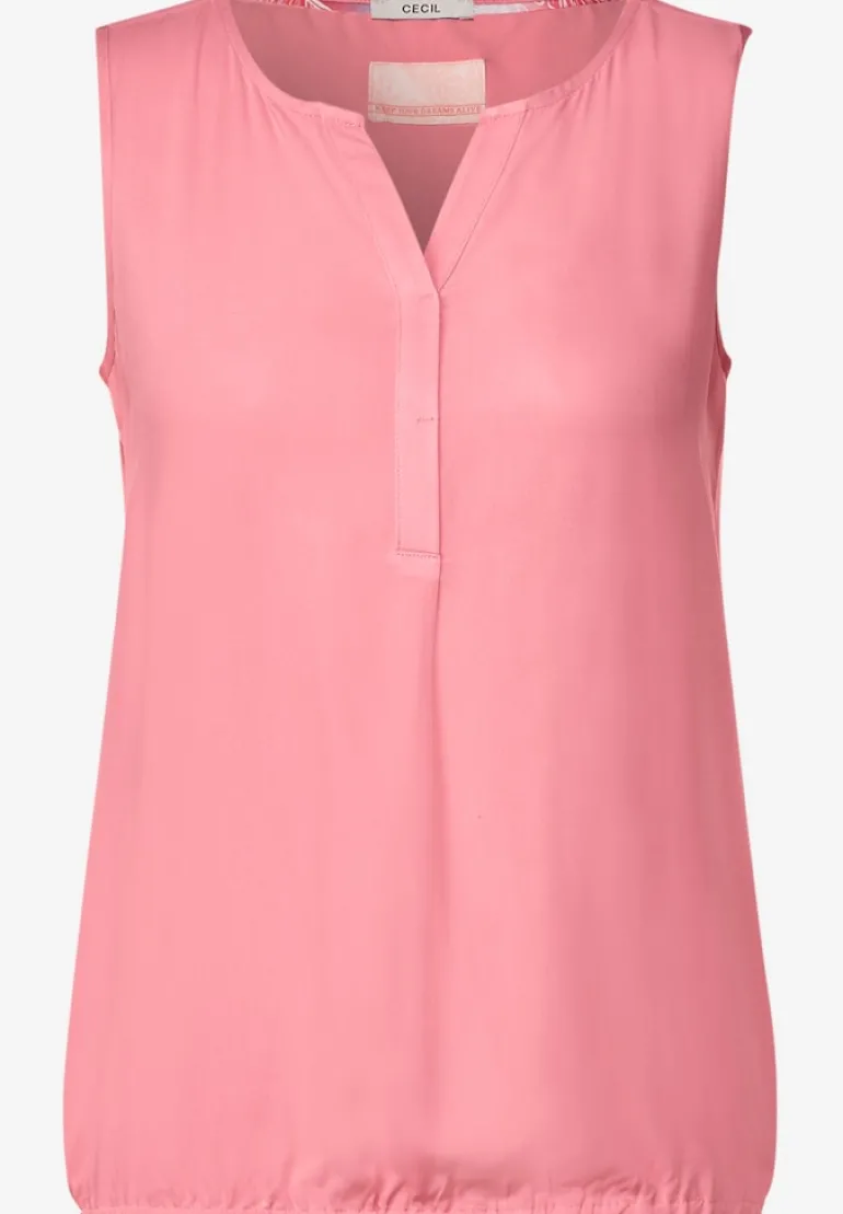 Unifarbenes Blusentop soft pink