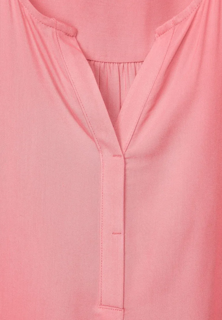 Unifarbenes Blusentop soft pink