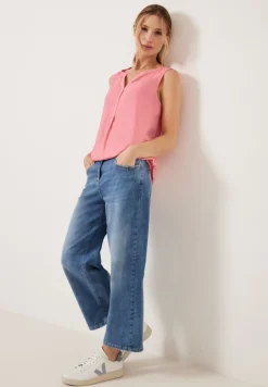 Unifarbenes Blusentop soft pink
