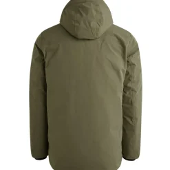 V-DOUBLE COAT dusty olive
