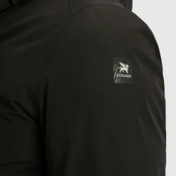 V-DOUBLE COAT jet black