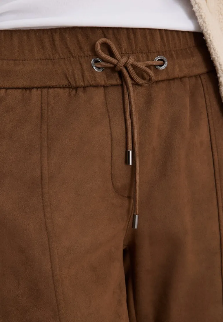 Velourshose mocha caramel