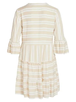 VIBILLY 3/4 DRESS/SU/LC cloud dancer