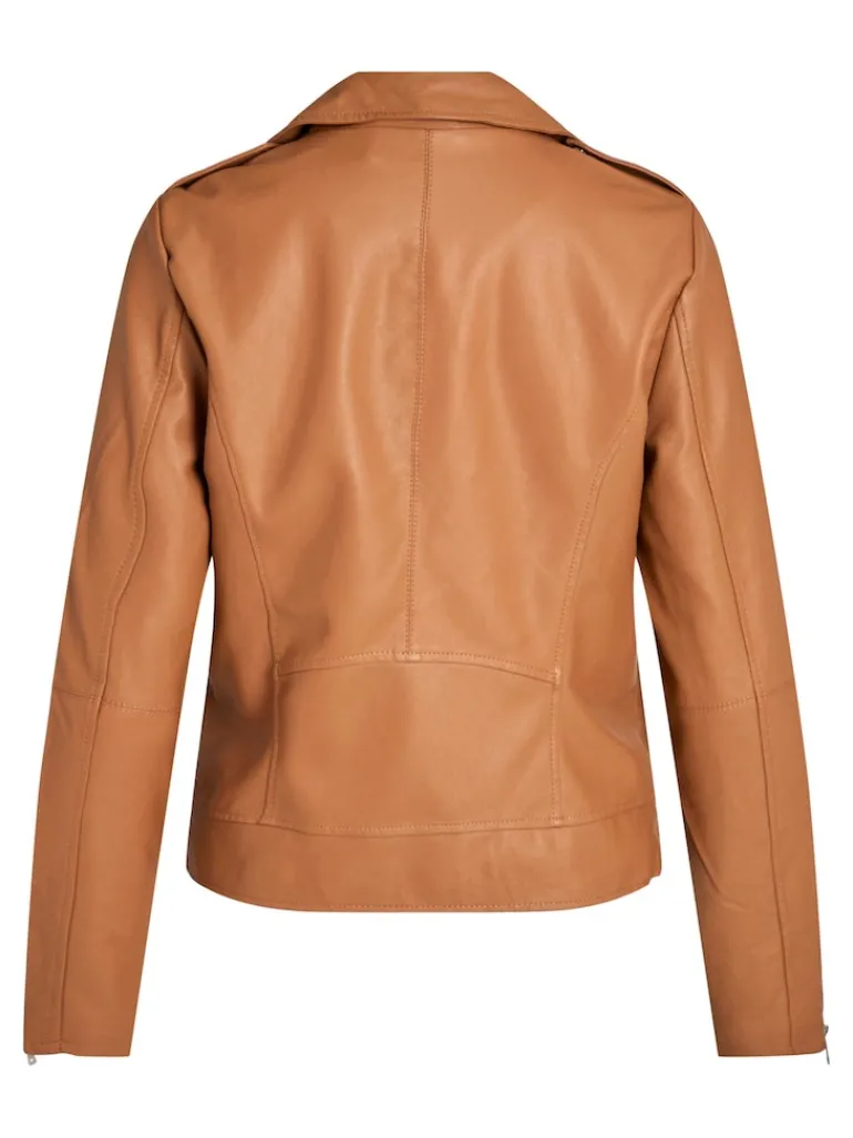 VICARA COATED JACKET - NOOS toasted coconut