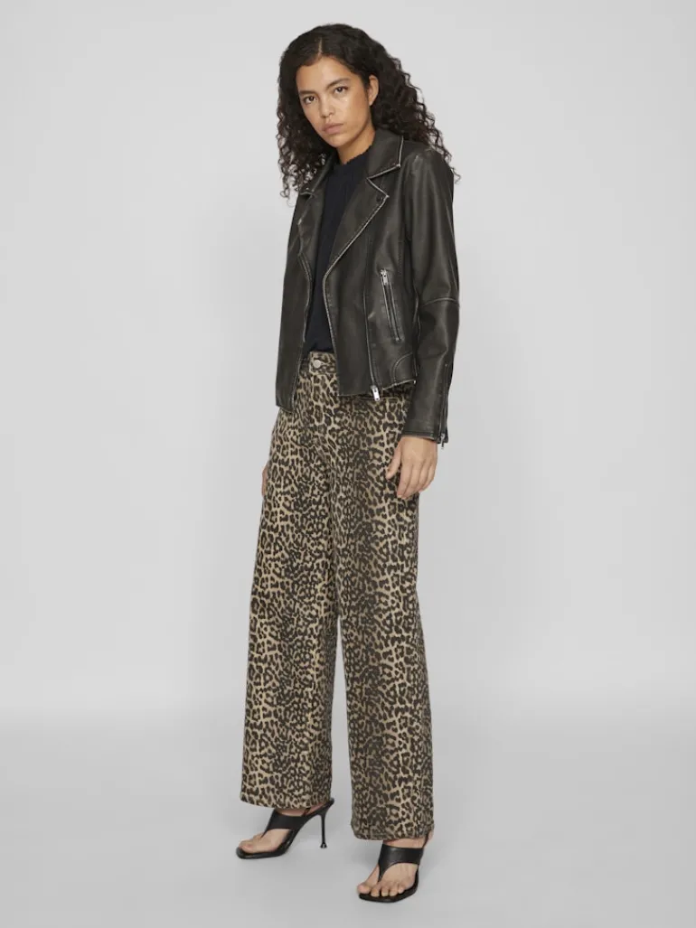 VICARA WASHED COATED JACKET black