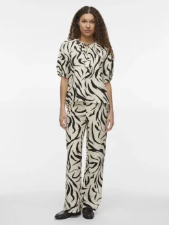 VICLO 2/4 V-NECK TOP - NOOS birch