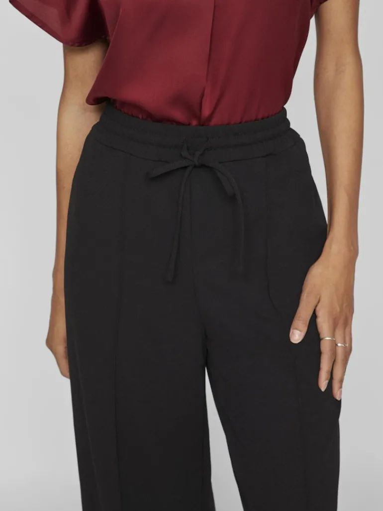 VICLUA HW WIDE PANTS-NOOS black beauty