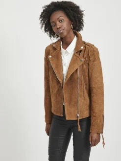 VICRIS SUEDE JACKET/SU - NOOS oak brown1