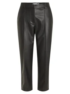 VIDAGMAR RW 7/8 COATED PANTS - NOOS black