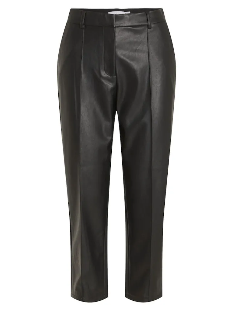 VIDAGMAR RW 7/8 COATED PANTS - NOOS black