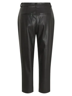 VIDAGMAR RW 7/8 COATED PANTS - NOOS black