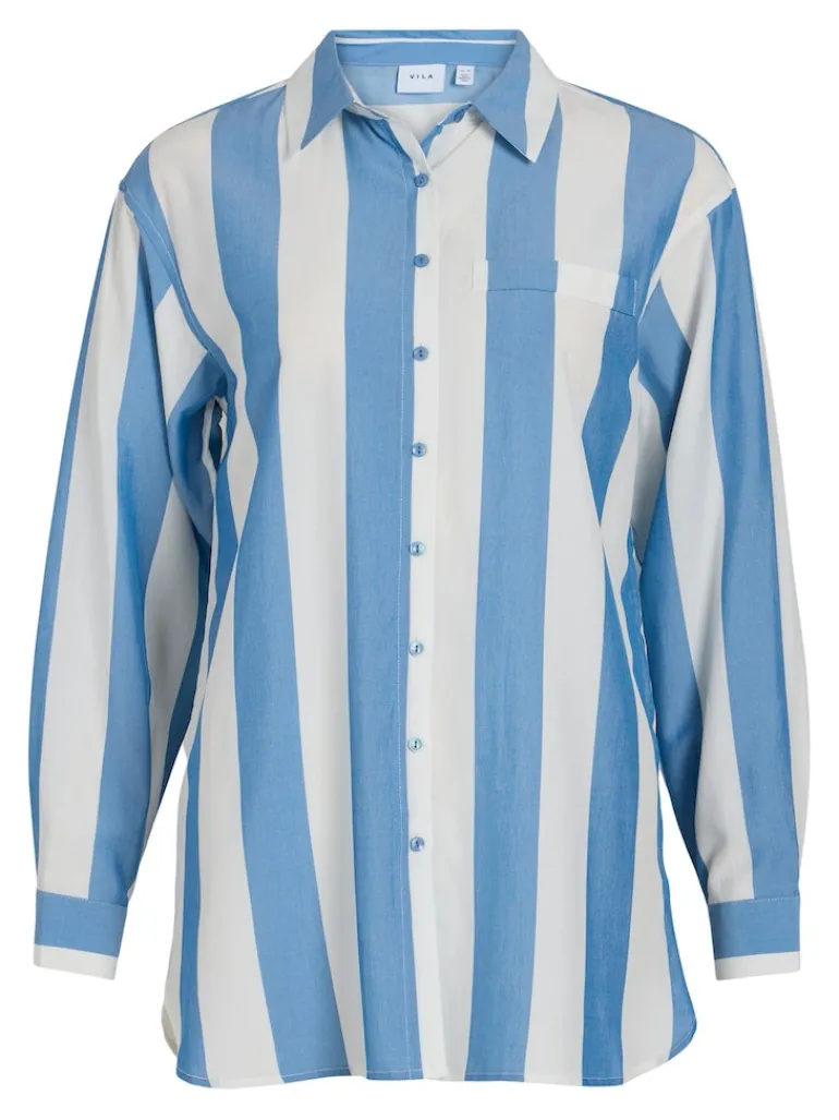 VIDANCY L/S LONG SHIRT/PB dunkelblau1