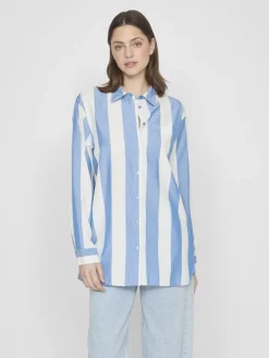 VIDANCY L/S LONG SHIRT/PB dunkelblau1