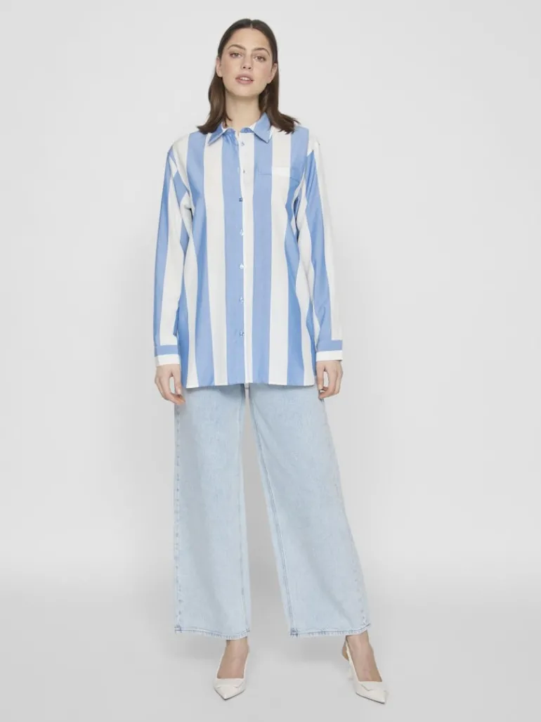VIDANCY L/S LONG SHIRT/PB dunkelblau1