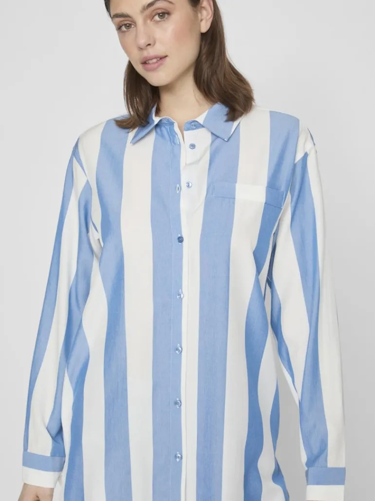 VIDANCY L/S LONG SHIRT/PB dunkelblau1