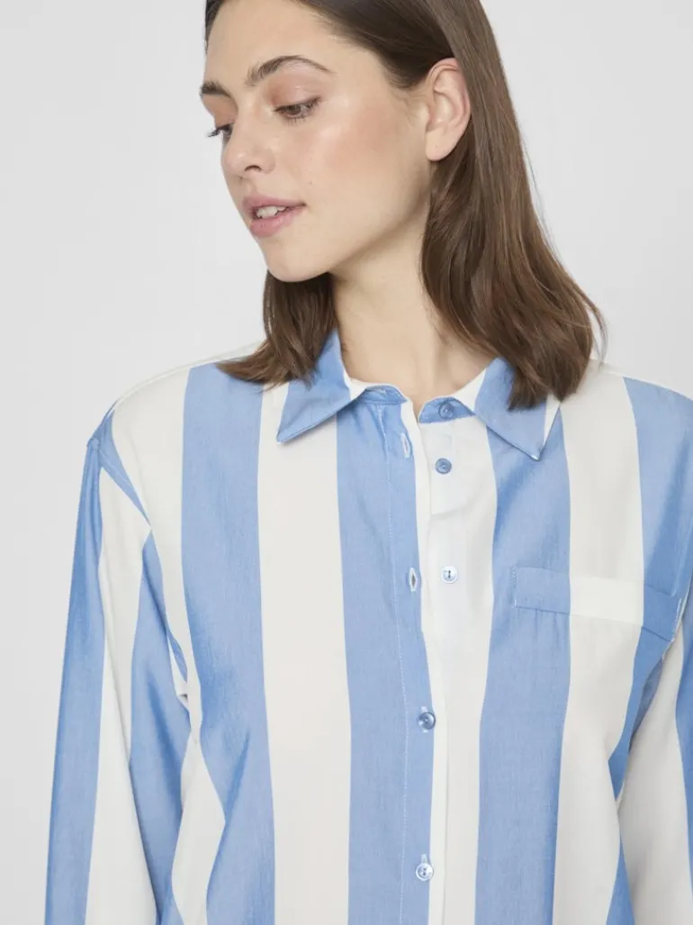 VIDANCY L/S LONG SHIRT/PB dunkelblau1
