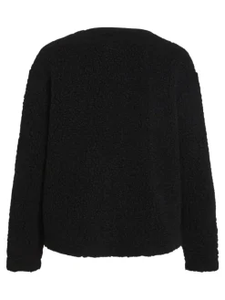 VIDANIA L/S TEDDY JACKET black
