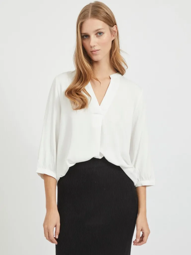 VIDANIA 3/4 SHIRT/SU - NOOS snow white