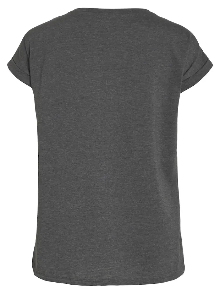 VIDREAMERS NEW PURE T-SHIRT-NOOS dark grey melange