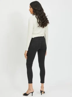 VIEKKO HWSK 7/8 JEANS/SU - NOOS black