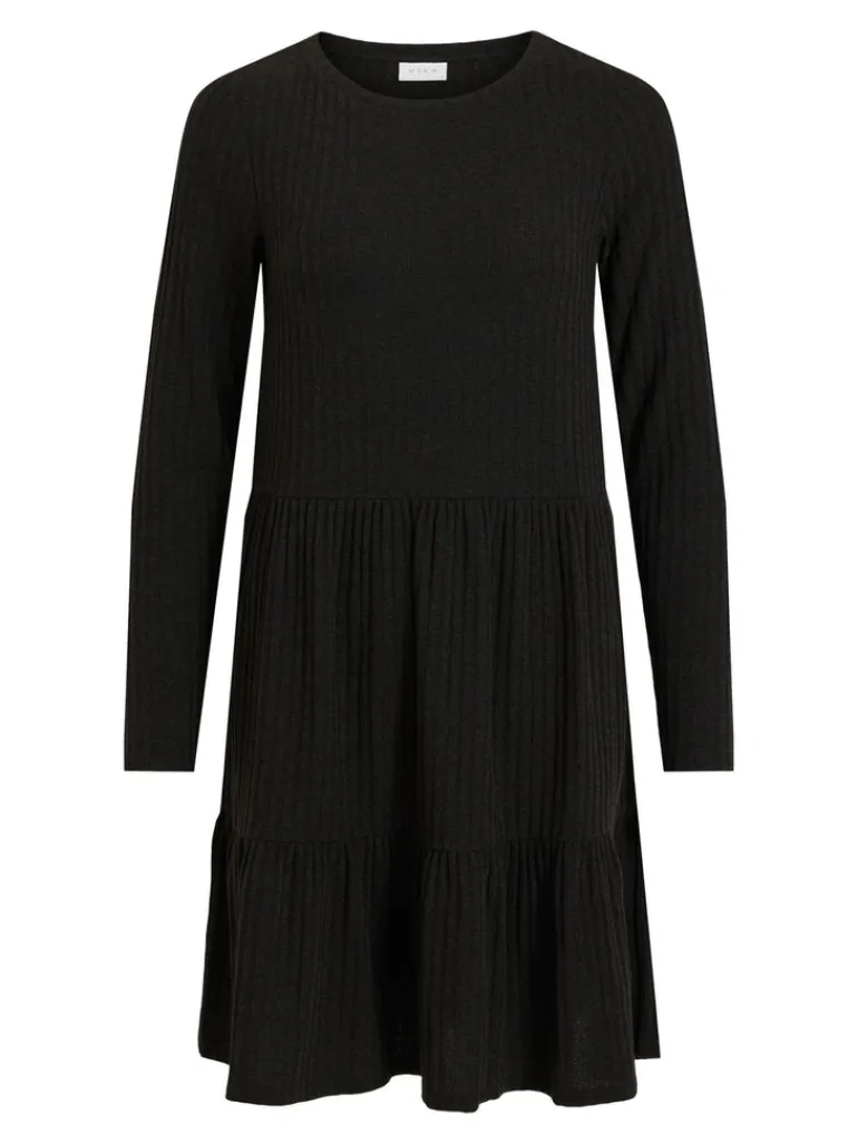 VIELITA L/S DRESS - NOOS black