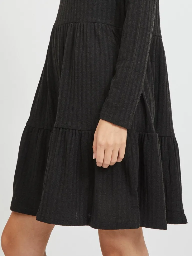 VIELITA L/S DRESS - NOOS black